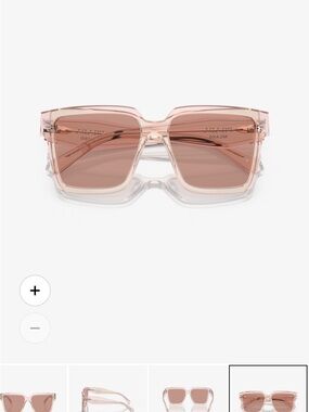 Prada 56mm Square Sunglasses